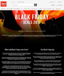 Argos black friday